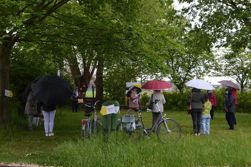 De Troostplek van Ferm Zandhoven onder de bomen op de hoek van de Beggard en Heuvelheide.