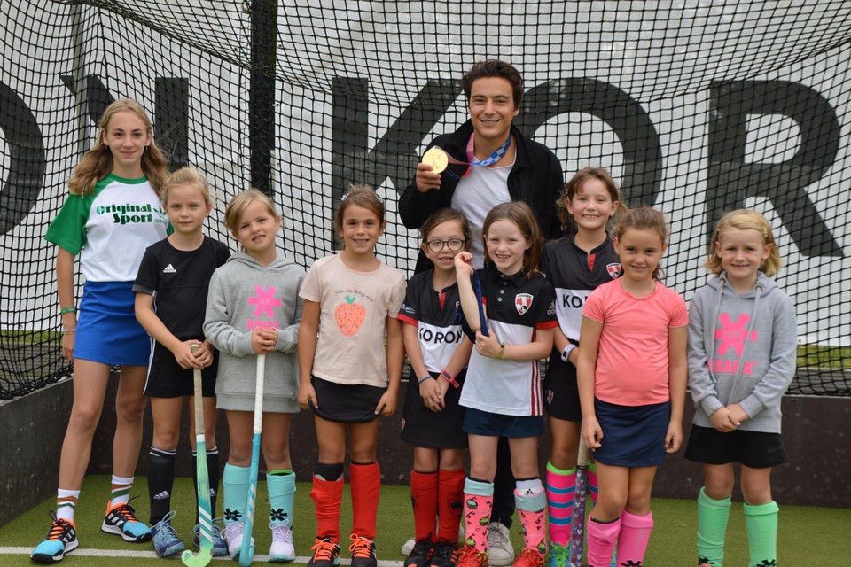 Gouden hockeyheld Thomas Briels bij HC Blackbirds in Massenhoven.