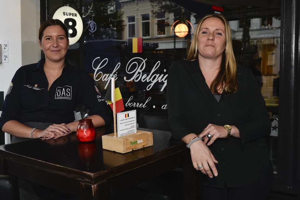 De Antwerpse Arlett Vanderheyden baat in Breda Café Belgique uit. 