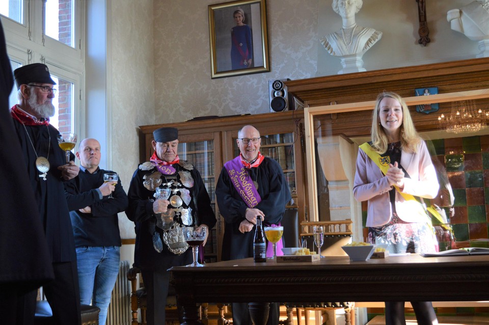 Burgemeester Sanne Van Looy (N-VA) feliciteerde de gildebroeders en -zusters.