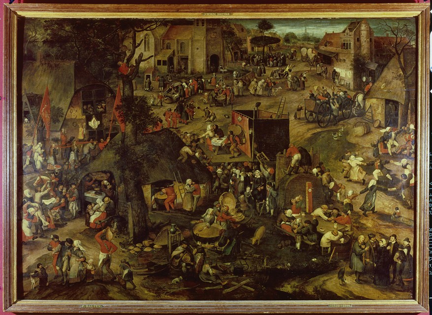 Een Vlaamse kermis in de 16e eeuw, door de Antwerpse schilder Pieter Balten 