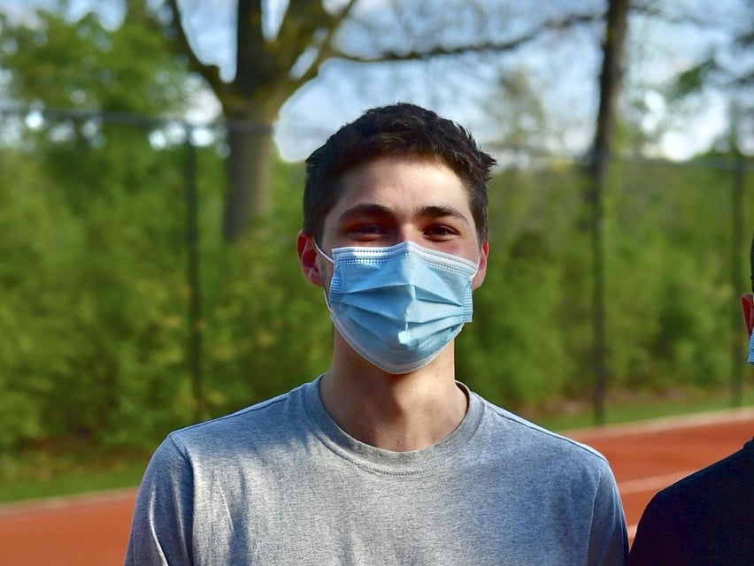 Kevin: “Nu nog écht goed leren tennissen.”