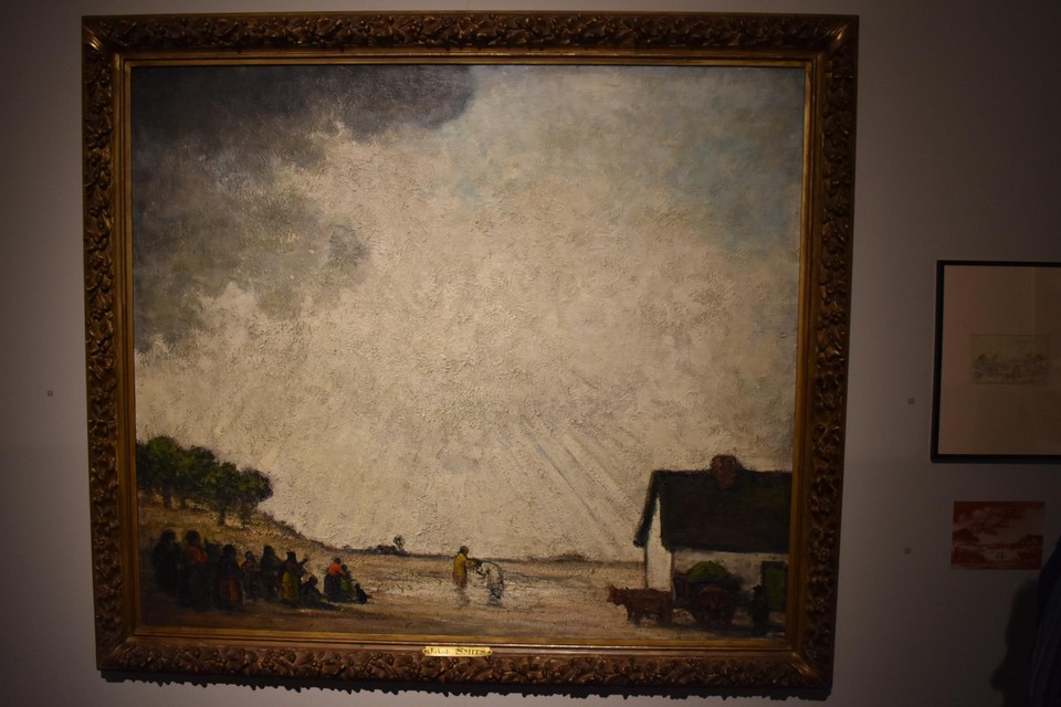 Het Doopsel van Christus in een Kempens landschap.