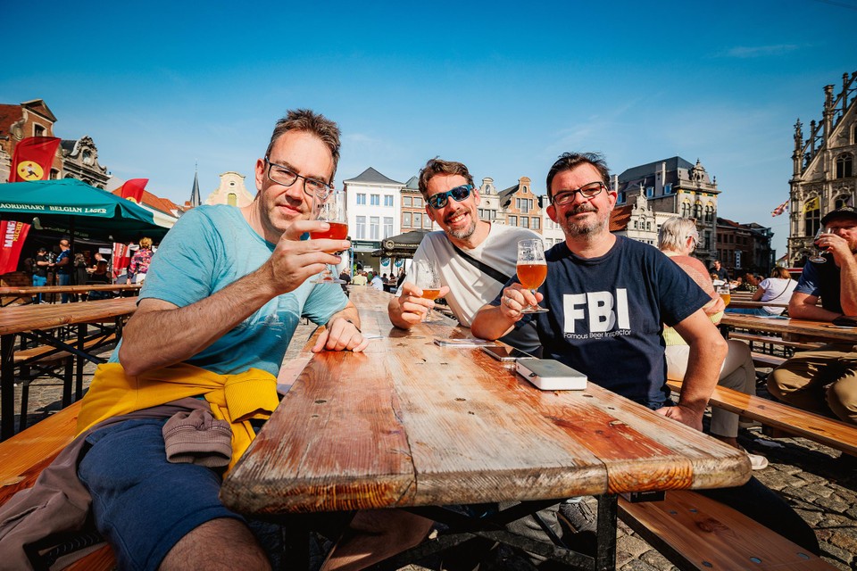 Sammy, Joachim en Jonas willen zo veel mogelijk bieren ontdekken.