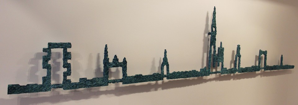 De skyline van Antwerpen.