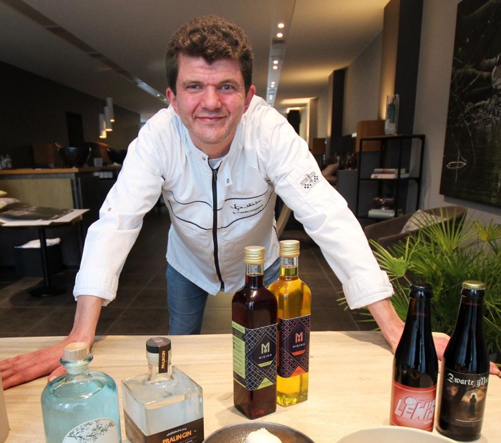 Steven Vanderstappen gaat aan de slag met lokale producten.