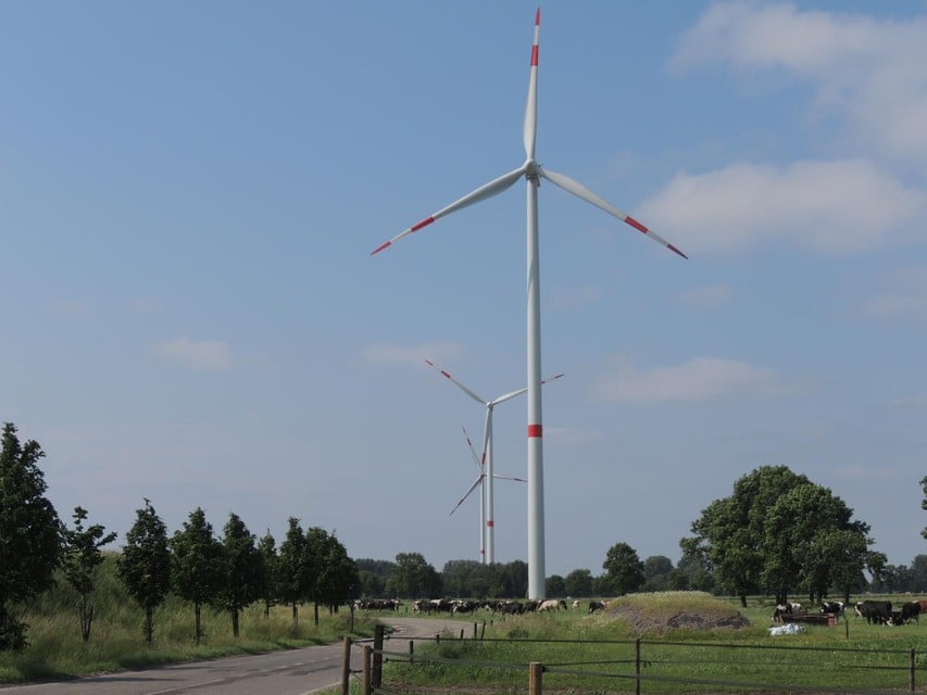 De nieuwe windmolens sluiten aan bij de bestaande turbines in Wuustwezel en Brecht. 