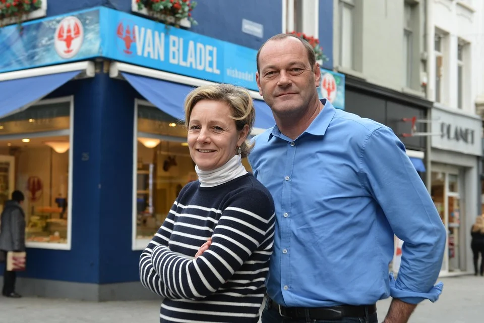 Archieffoto van de voormalige winkel in Antwerpen.