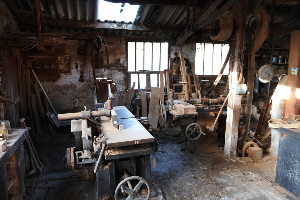 In het atelier heeft de tijd stil gestaan