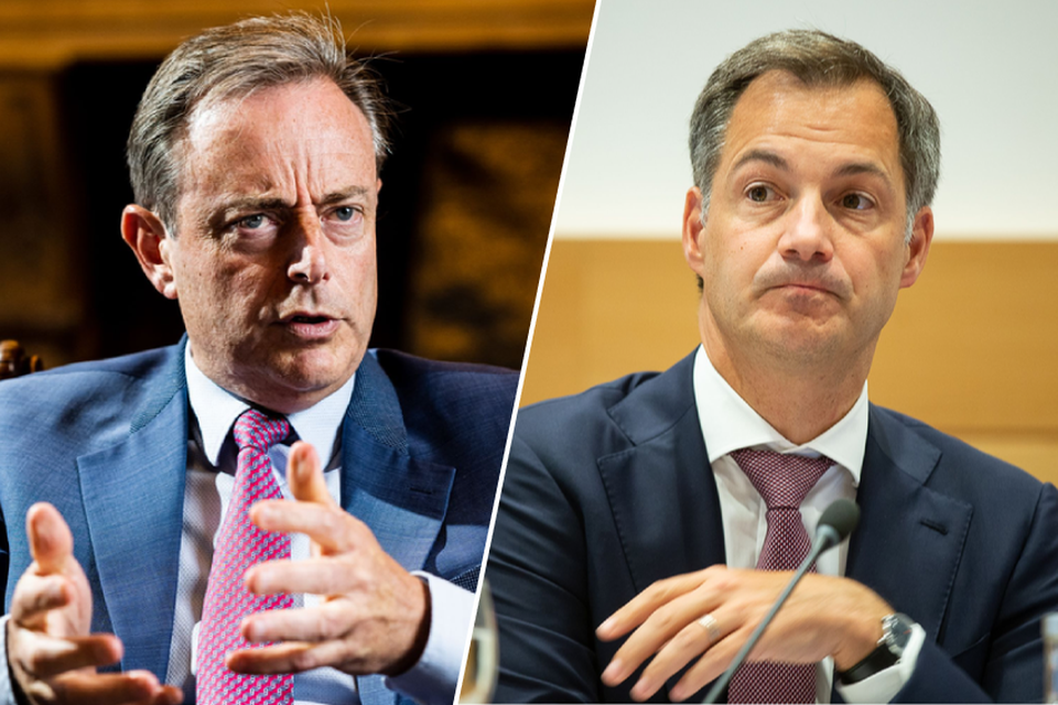 Bart De Wever (links) en Alexander De Croo. 