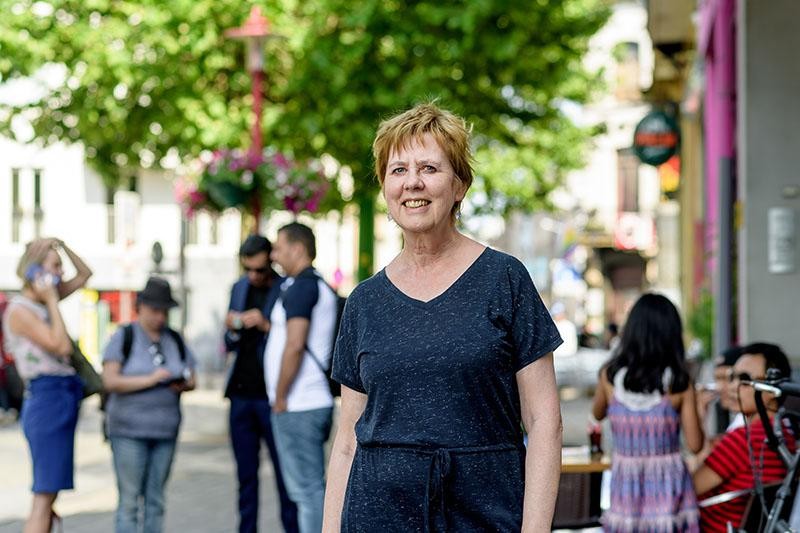 Betty Van Dyck, districtsraadslid voor Groen in Hoboken.