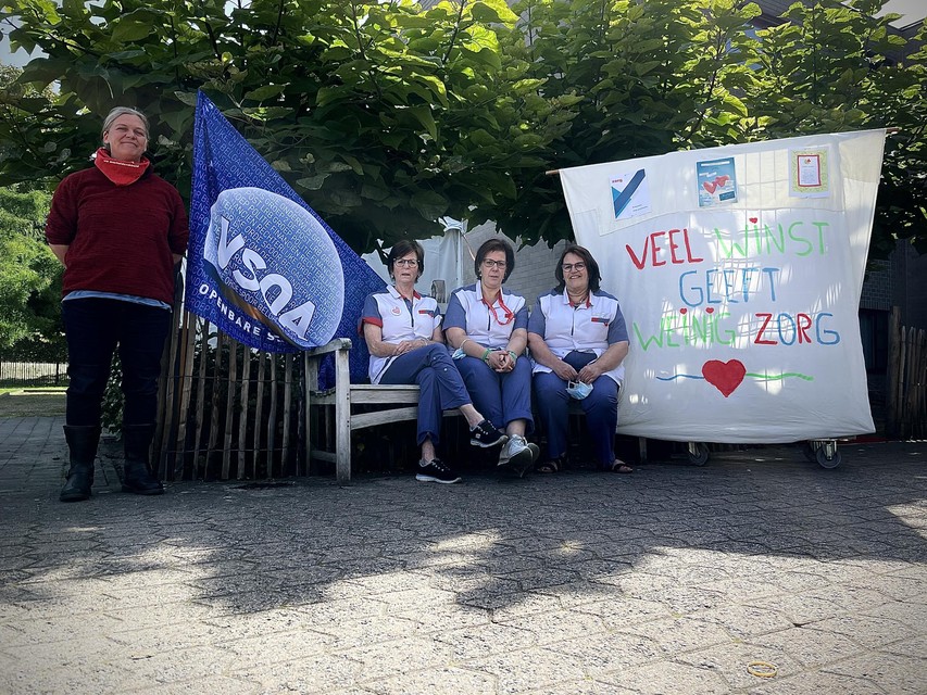“Hopelijk wordt er naar deze actie geluisterd”, zegt zorgkundige Sandra Wyns ().