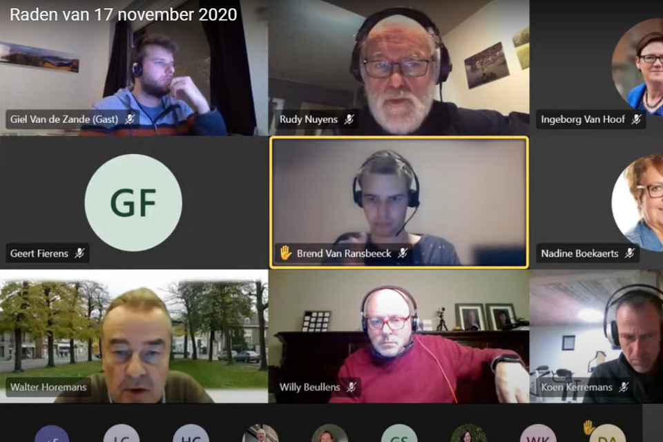 Zo ziet de livestream eruit.
