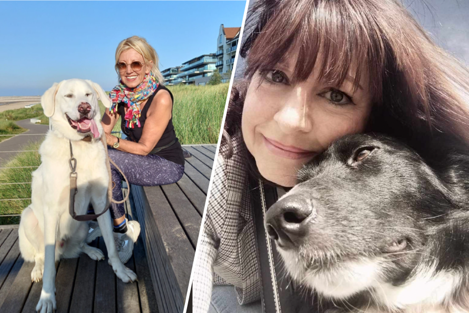 Afgelopen zondag moest Nady afscheid nemen van haar hond Toby (rechts). Ook Sonnie (links) verloor haar hond na een vergiftiging.