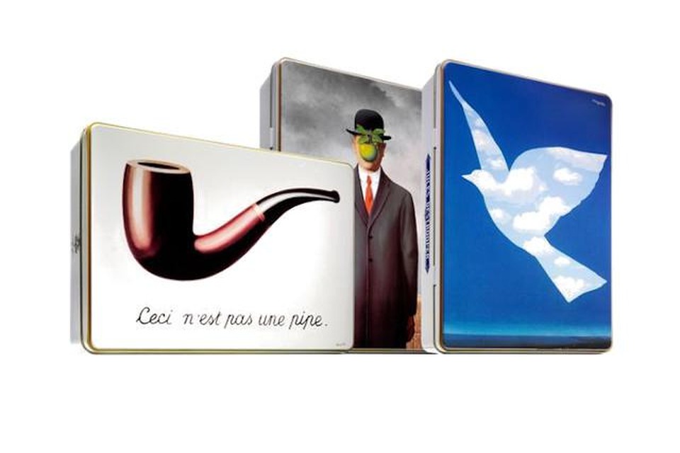 Drie koekendozen ‘René Magritte’ - 31,41 euro - Jules Destrooper 