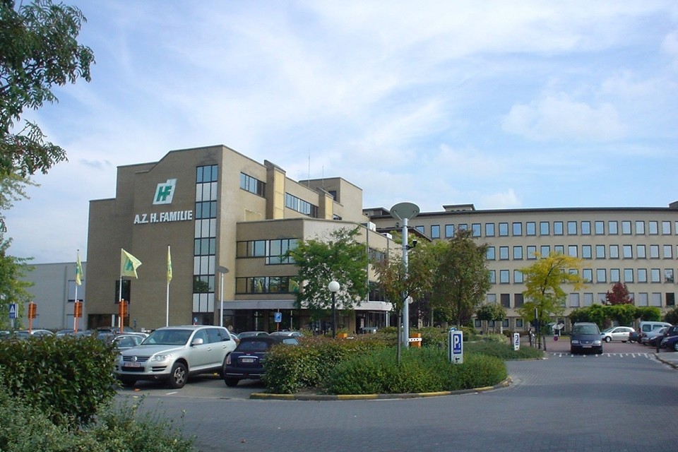 AZ Heilige Familie in Reet, volgens het rapport het duurste Antwerpse ziekenhuis. 