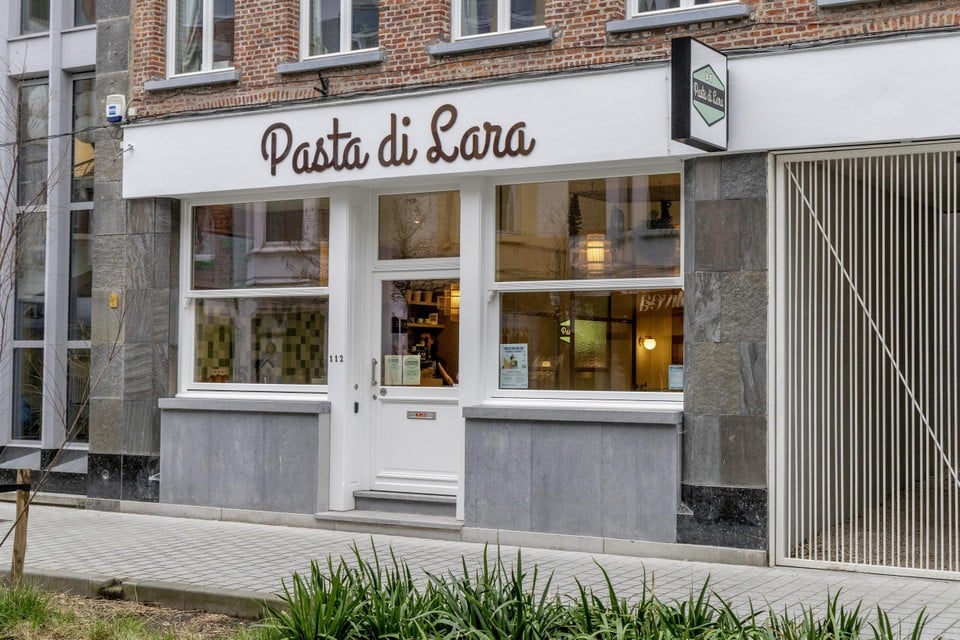 Pasta di Lara is gevestigd in een oud bankkantoor.