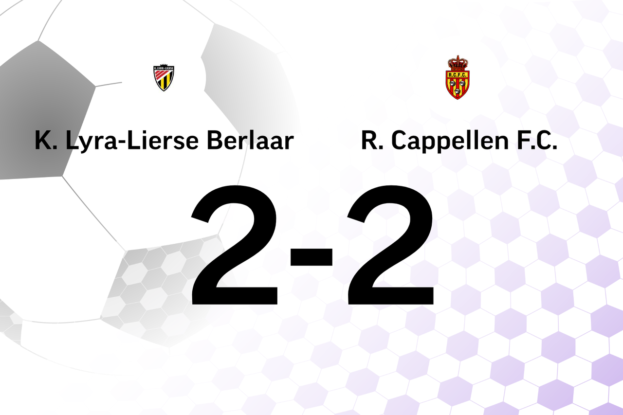 Cappellen FC Beëindigt Reeks Nederlagen In De Wedstrijd Tegen Lyra ...