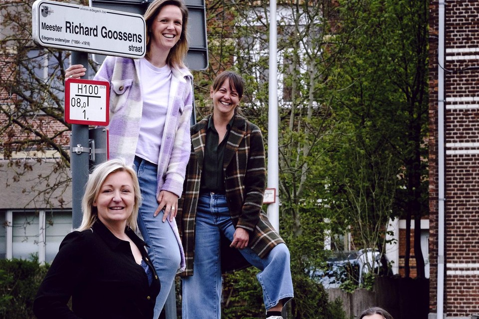 Marouschka, Vera, Greet, Kobie en David, de nieuwe ondernemers van de Mr. Richard Goossensstraat.