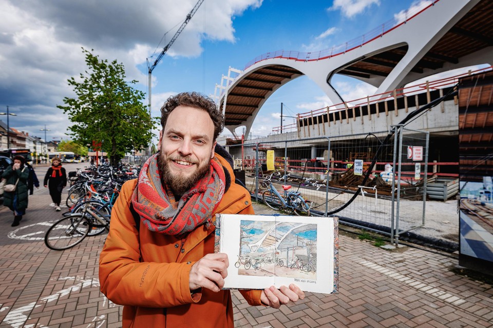 Sander Pelis tekent momentopnames van het leven en de openbare ruimte.