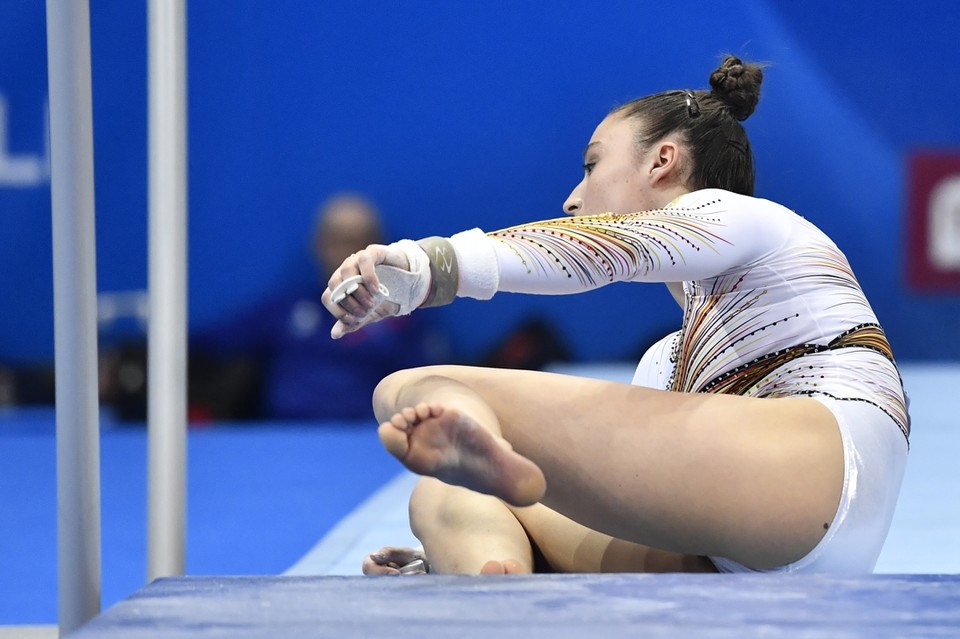 Europese Spelen Val Kost Nina Derwael Medaille Aan Brug Ma Gazet Van Antwerpen Mobile