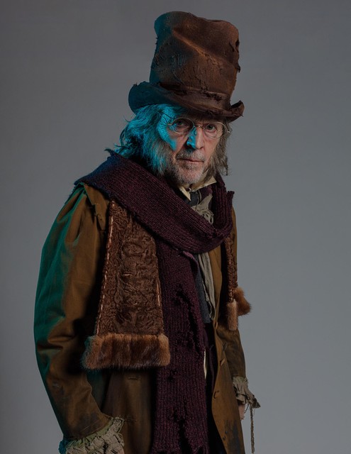 Lucas Van den Eynde als Scrooge.