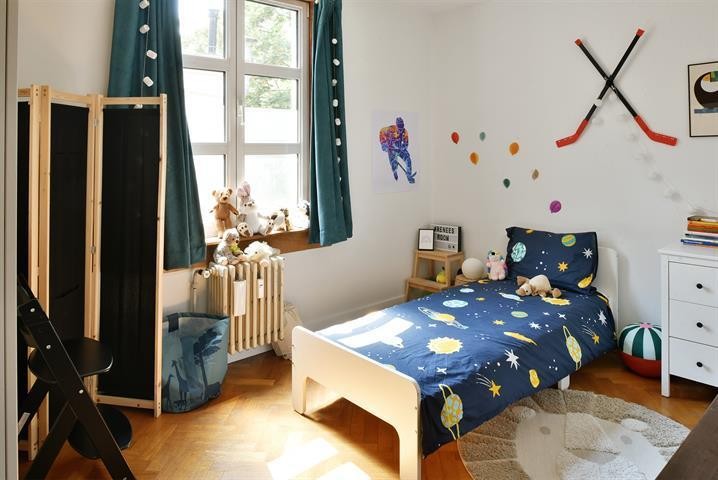 De kinderkamer.