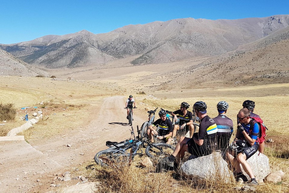 De Geelse mountainbikers doorkruisten op hun trips over alle continenten desolate, maar prachtige landschappen, zoals hier in Turkije.