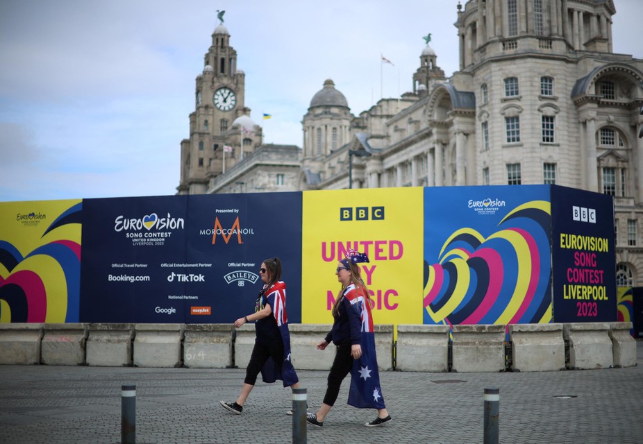 Liverpool is even helemaal in de ban van het Eurovisiesongfestival.