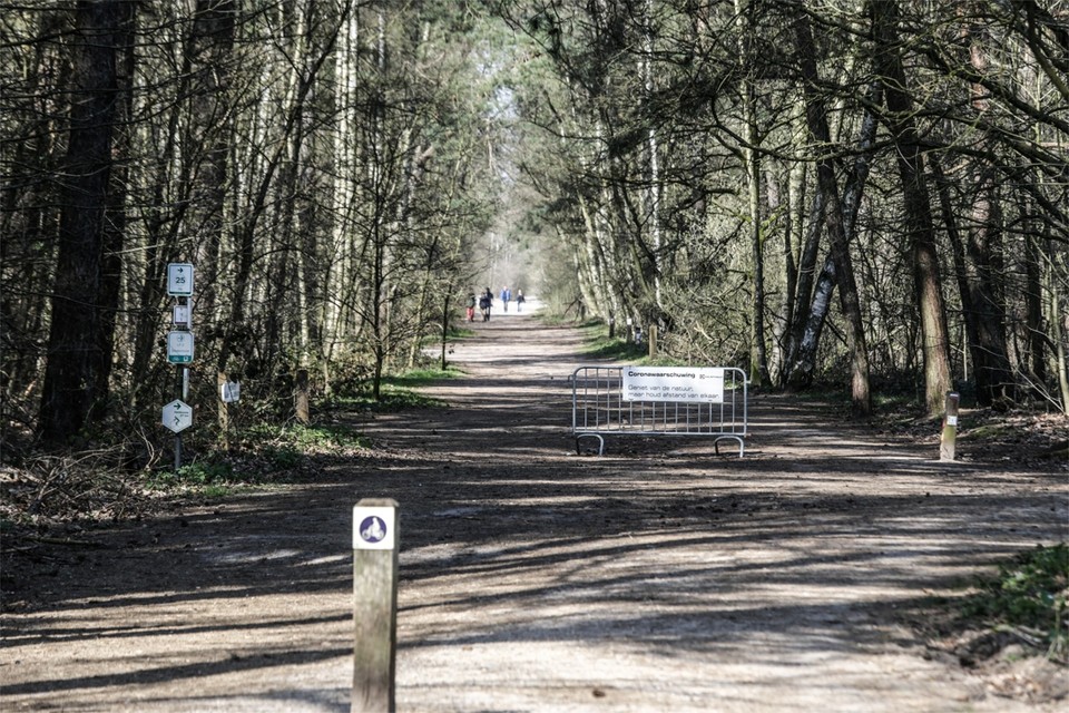 De parkings van de Kalmthoutse Heide werden vorige week afgesloten door de coronamaatregelen. 