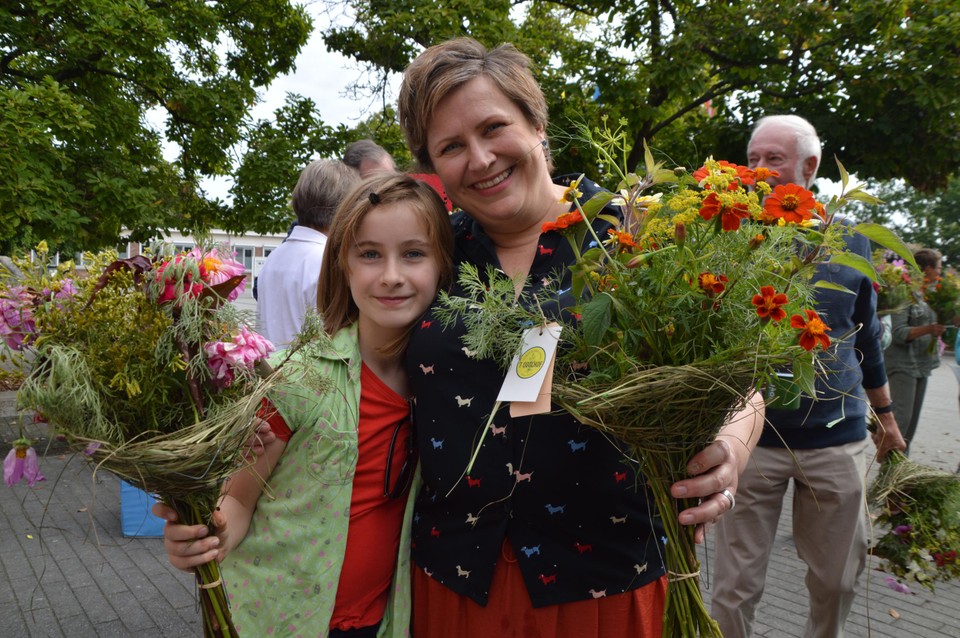 Jolien is de jongste held, hier samen met haar mama Lies.