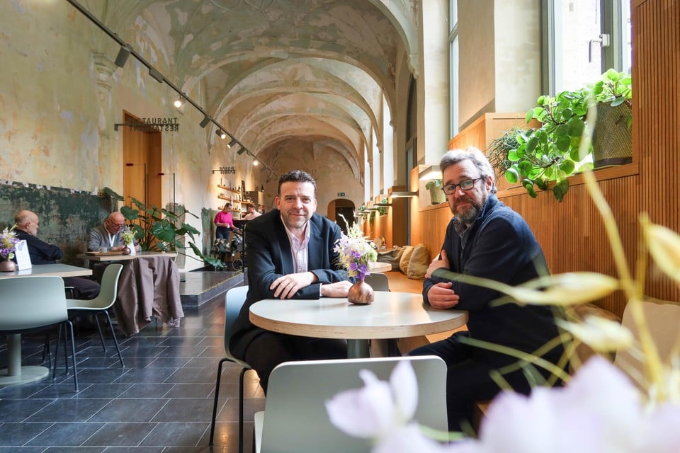 Schepen van Toerisme Björn Siffer en Jan Simons van Meet in Mechelen.