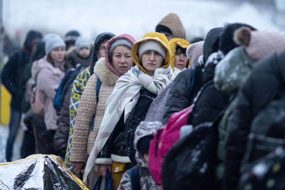 De oorlog in Oekraïne zorgt voor een immense stroom aan vluchtelingen. 