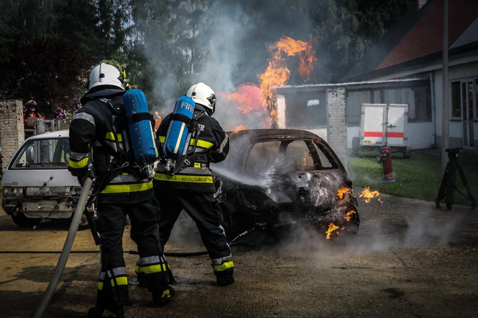 Op Campus Vesta gebeuren veel oefeningen van de brandweer.