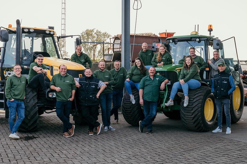 Het team van tuinbouwbedrijf Dirk Maris.