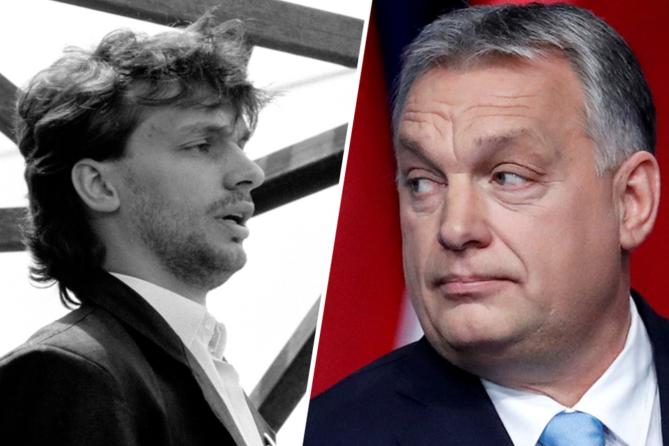 Viktor Orbán toen en nu.