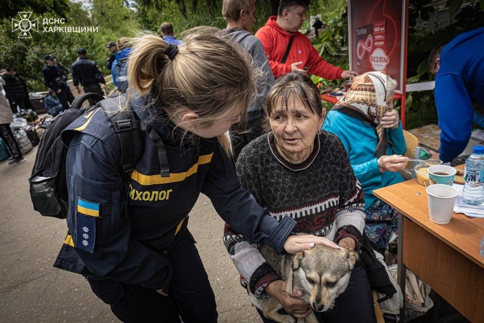 In de regio van Charkov werden ook vrijdag nog burgers geëvacueerd.