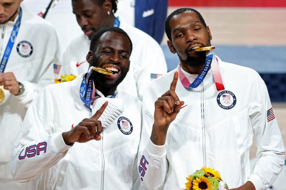 Draymond Green en Kevin Durant
