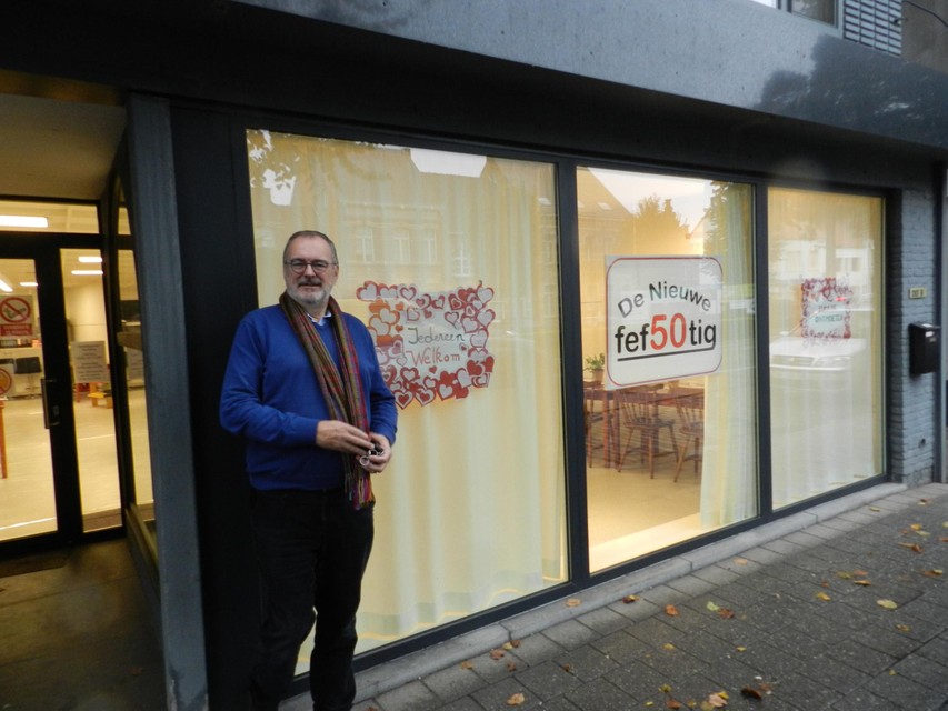 De voorgevel van ‘De Nieuwe Feftig’ in de Heilig Bloedlaan.