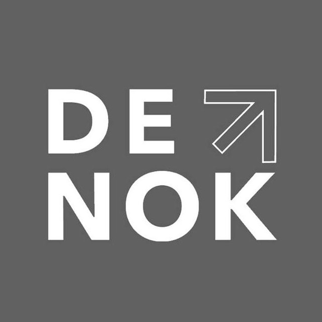 Het gloednieuwe logo van De Nok in Vosselaar.