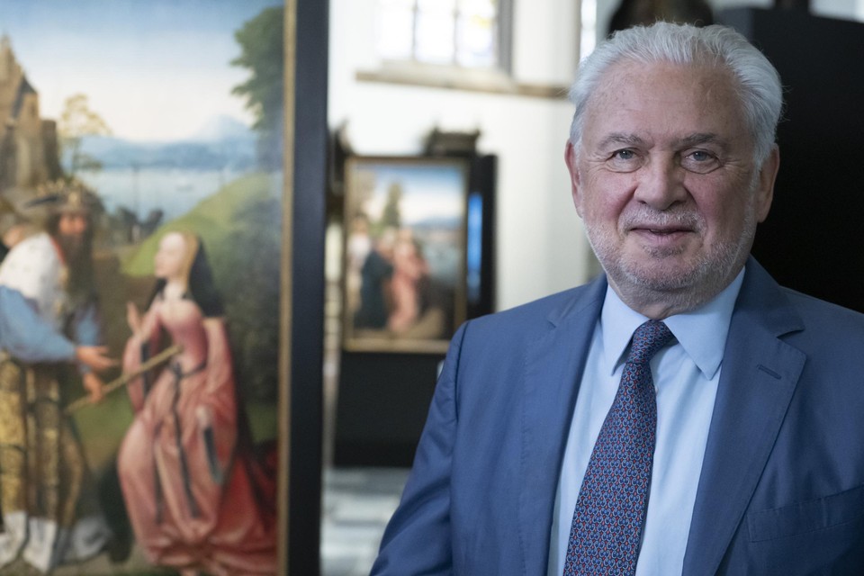Fernand Huts kwam vorig jaar in Geel de expo Zot van Dimpna openen, nu is ze in Dublin te zien.