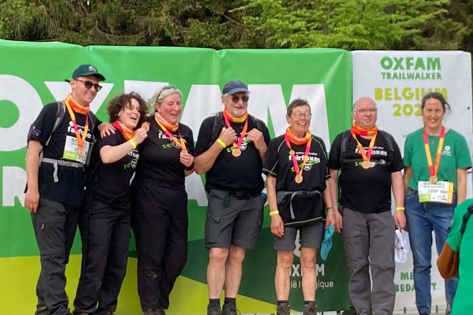 De Fairfoxes uit Vosselaar en Beerse zamelden in totaal 7.000 euro in voor Oxfam.