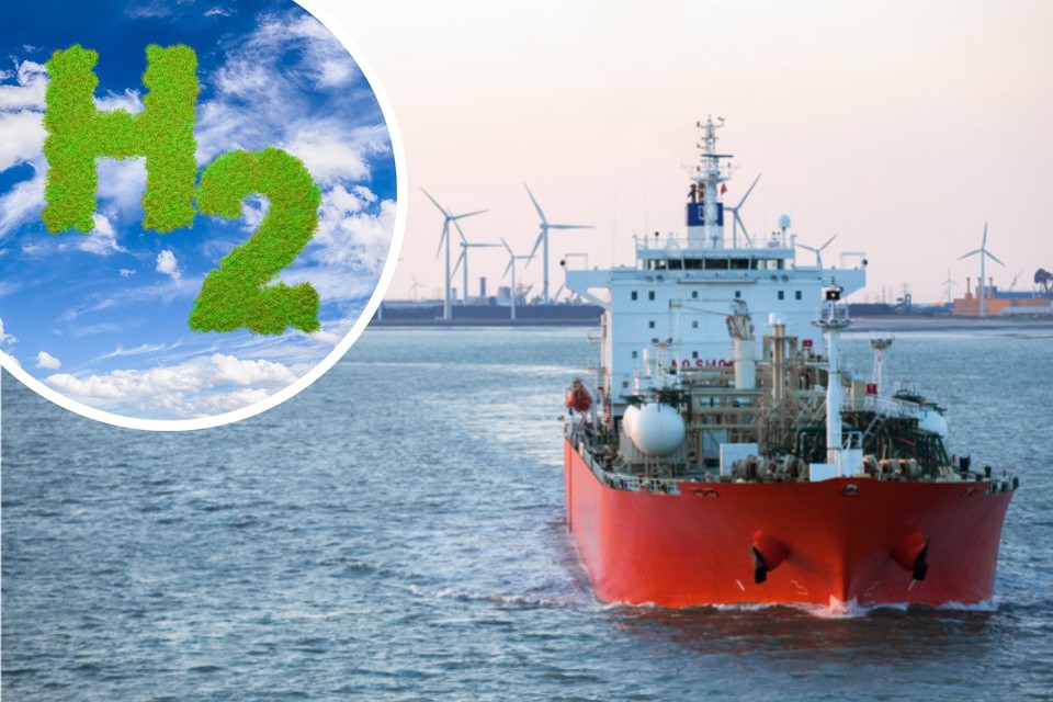 Speciale schepen worden ingezet voor het vervoer van waterstof, in de vorm van ammoniak of methanol. 