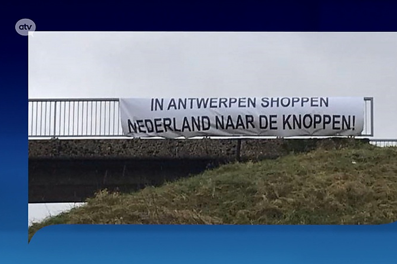 Protest over de grens: Antwerpen shoppen, Nederland naar de ( | Gazet van Antwerpen Mobile