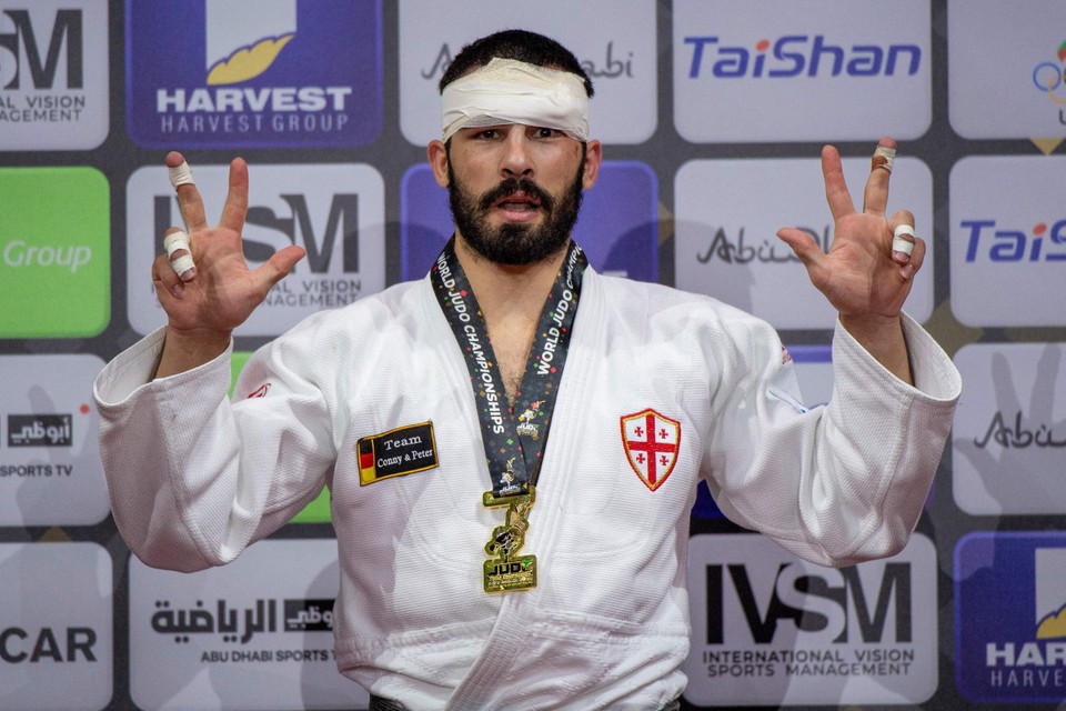 Grigalashvili is voor het derde jaar op rij wereldkampioen in de categorie -81 kilogram.
