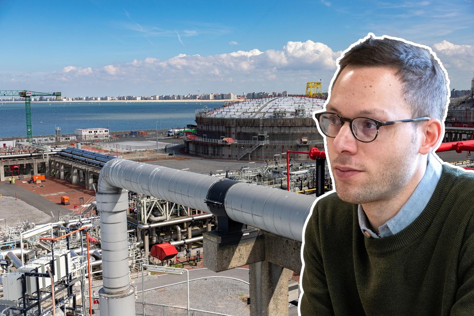 De LNG-terminal van Fluxys in de haven van Zeebrugge 