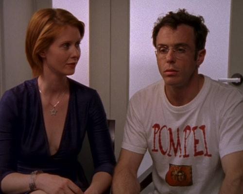 Miranda Hobbes en Steve Brady