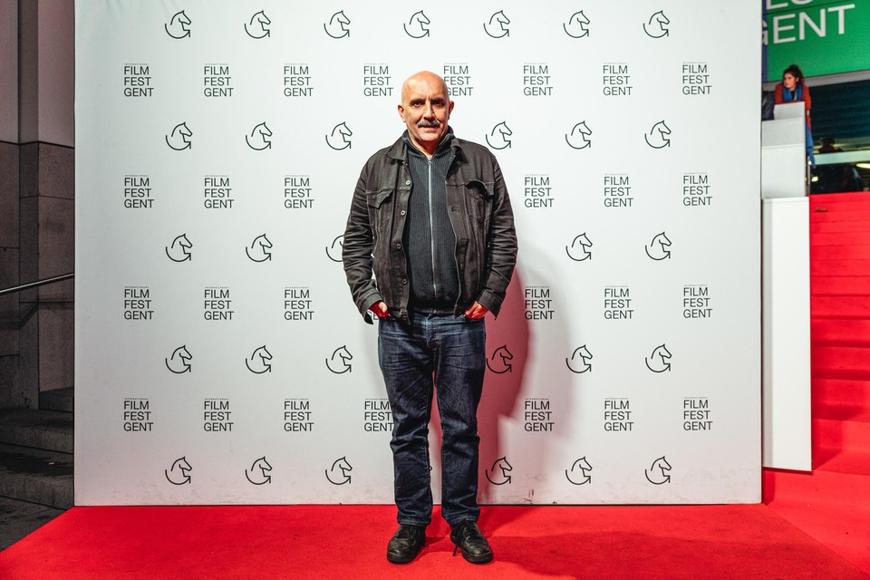 Gaspar Noé op de rode loper in Gent.