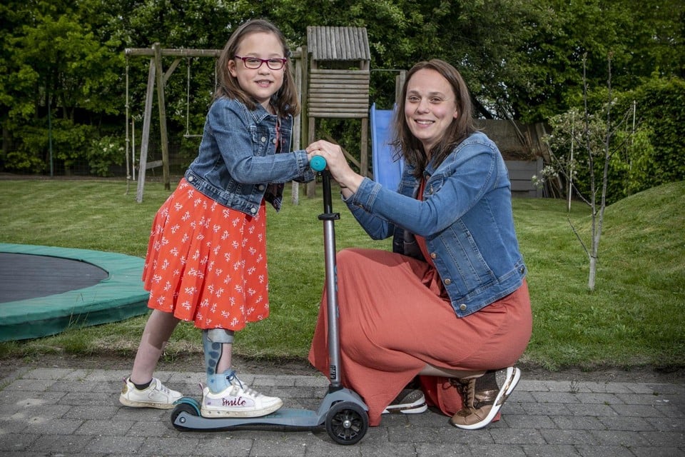 “Elle bekijkt alles altijd heel positief en is heel vrolijk”, zegt mama Nathalie.