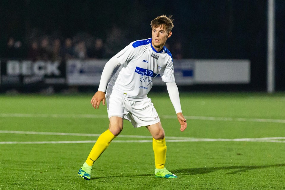 Koen De Wilde in zijn laatste thuismatch op 3 oktober tegen Rode De Hoek.